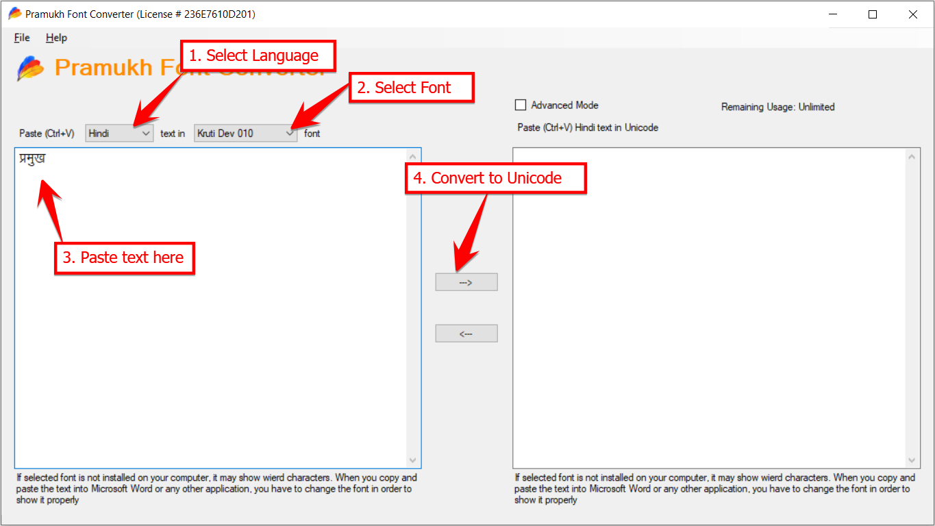 How To Use Pramukh Font Converter Software Pramukh Font Converter
